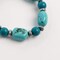 Earth's Jewels Semi-Precious Dyed Stabilized Green Turquoise Stretch Bracelets